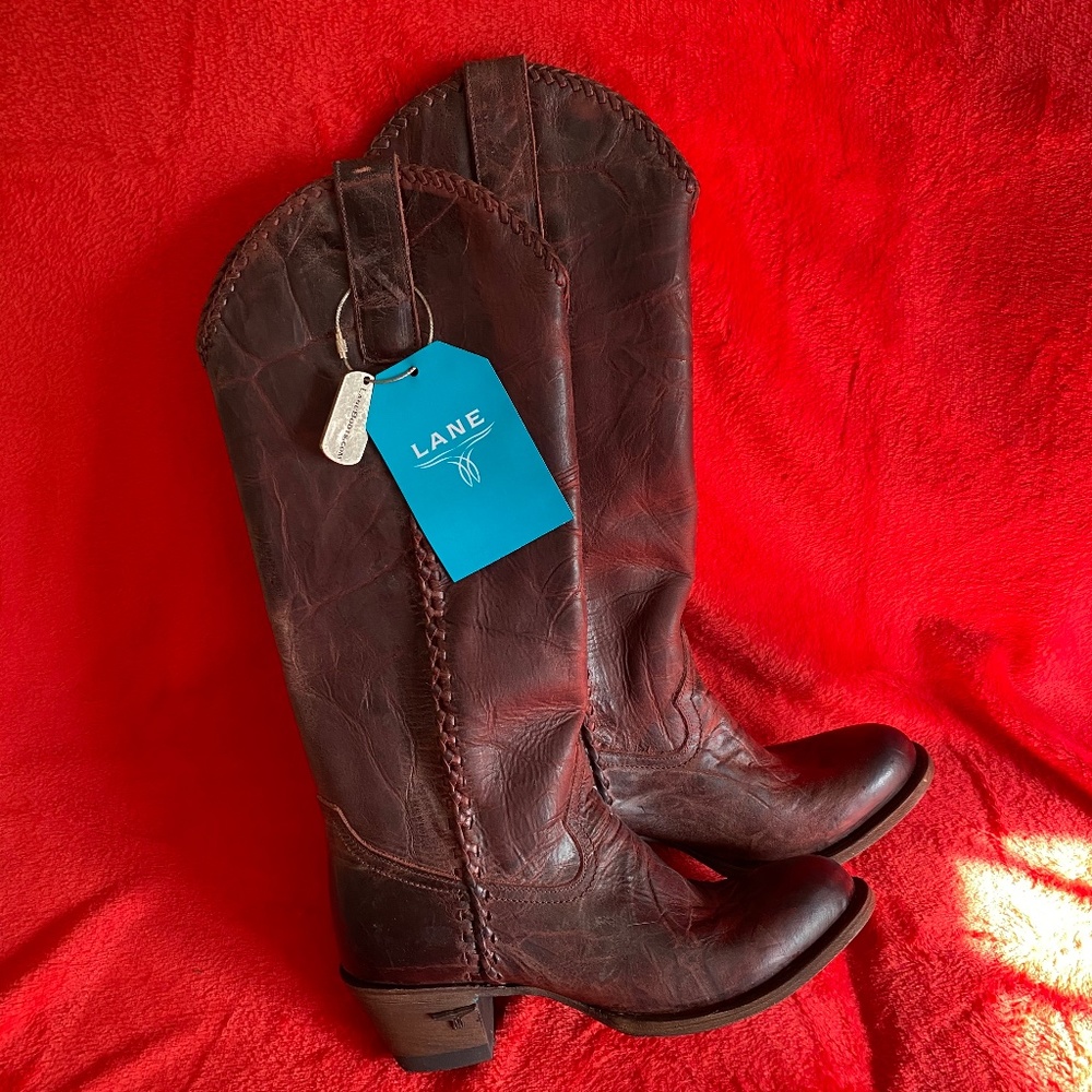 Lane Women's Brown Leather Western Boots